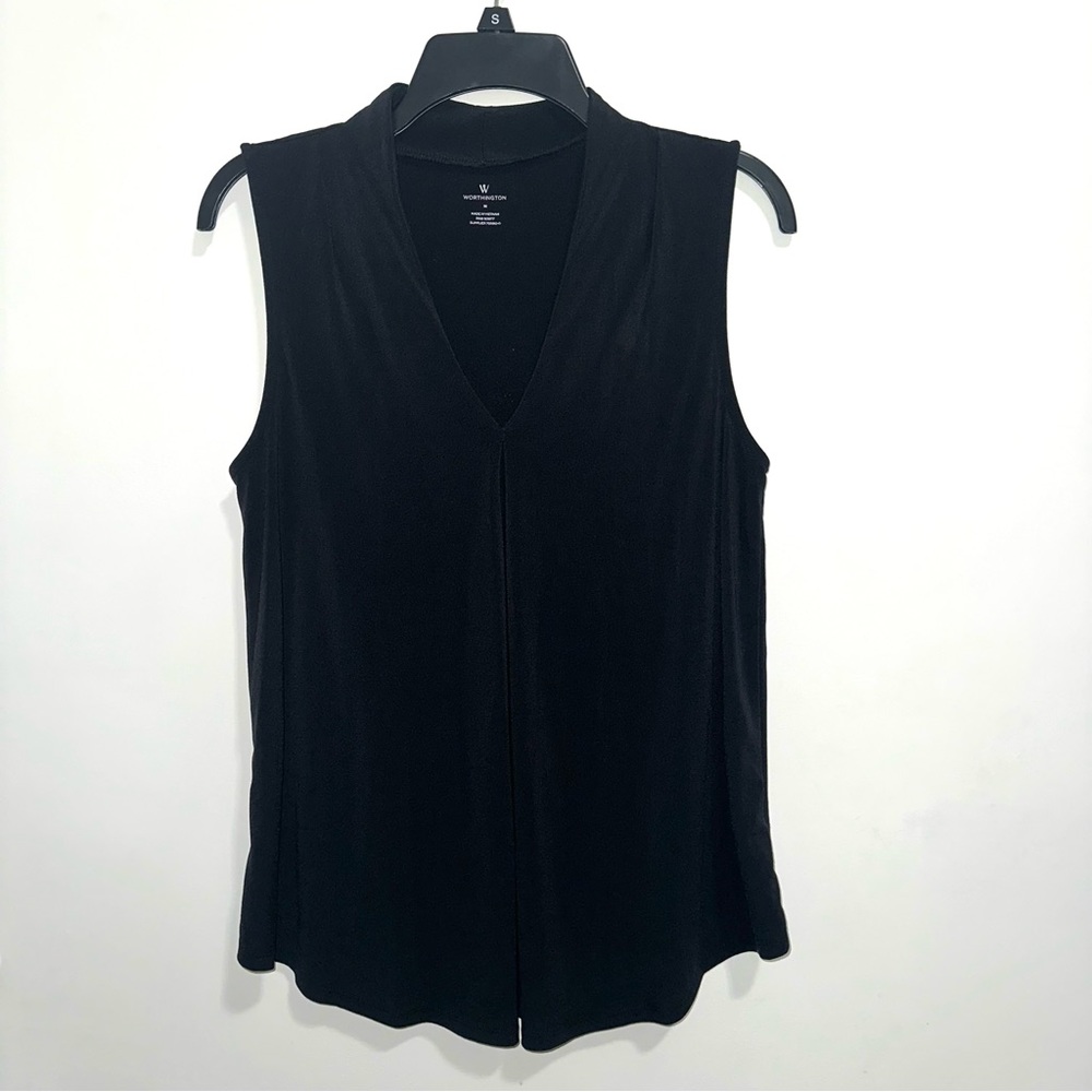 🌷5/$20 Worthington Women’s Black Sleeveless Top